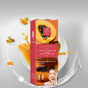 Cassillia First Lady Carrot, Turmeric and Papaya Body Glowing Oil